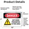 Signmission Hot Work Prohibited In This Area, 10 in W x Rectangle, Vinyl Decal OS-2PACK-DS-D-710-L-1366 - alternate 2